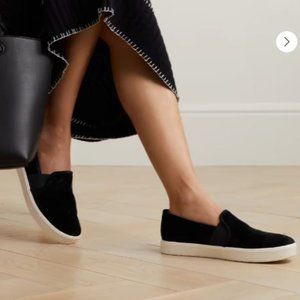 VINCE Blair velvet slip-on sneakers Size 7